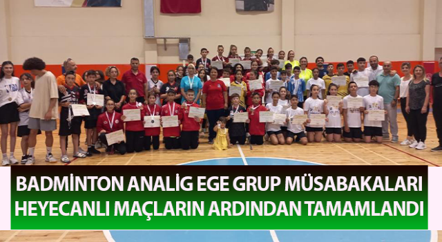 Badminton Analig Ege Grup müsabakaları sona erdi