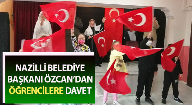 Başkan Özcan’dan öğrencilere davet