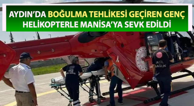 Boğulma tehlikesi geçiren genç hastanelik oldu