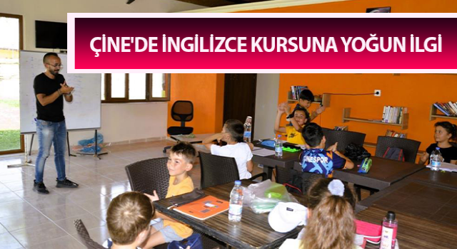 Çine'de İngilizce kursuna yoğun ilgi