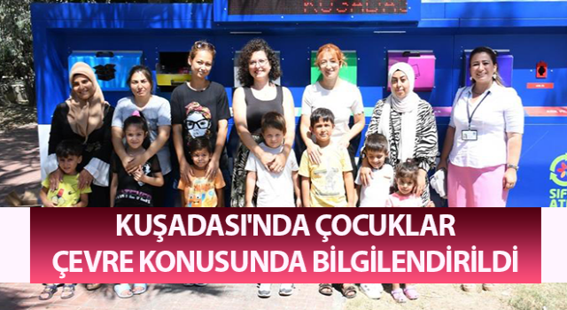 Çocuklar çevre konusunda bilgilendirildi