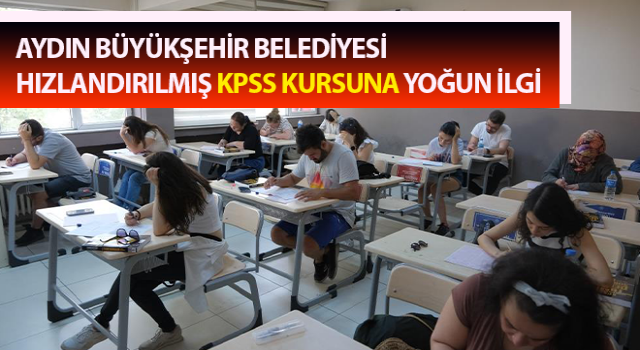 Devlet memuru olmak isteyenler bu kursa akın ediyor