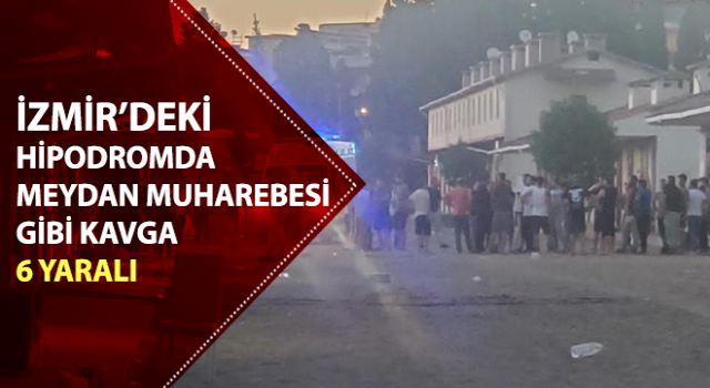 Hipodromda meydan muharebesi gibi kavga kamerada: 6 yaralı