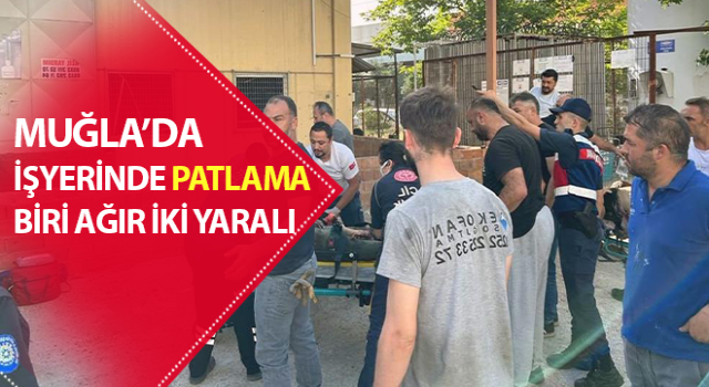 İşyerinde patlama: iki yaralı