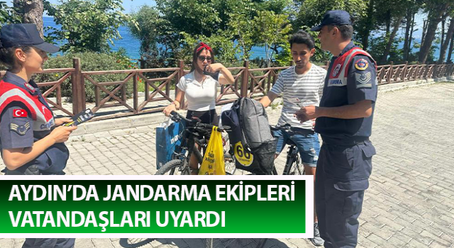 Jandarma ekipleri vatandaşları uyardı