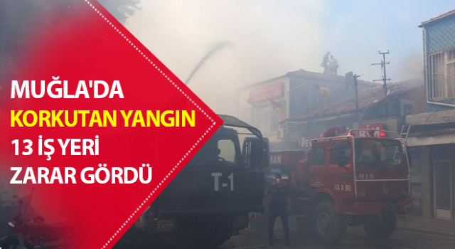 Muğla'da korkutan yangın!