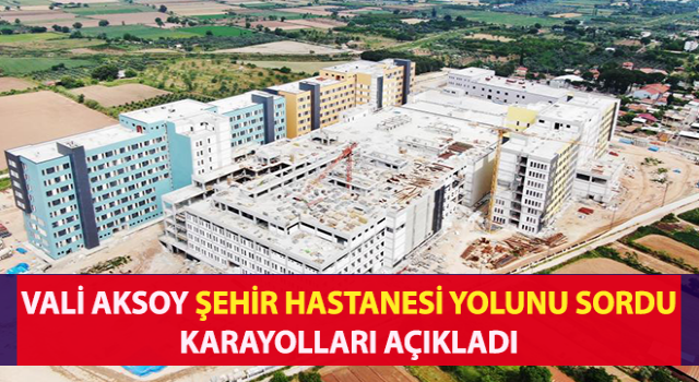 Şehir Hastanesi yolu 'düzeltme' bekliyor