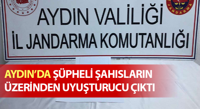 Şüpheli şahısların üzerinden uyuşturucu çıktı