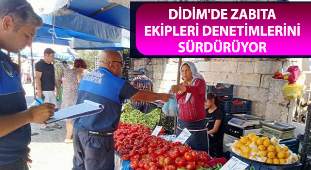 Zabıta ekipleri denetimlerini sürdürüyor