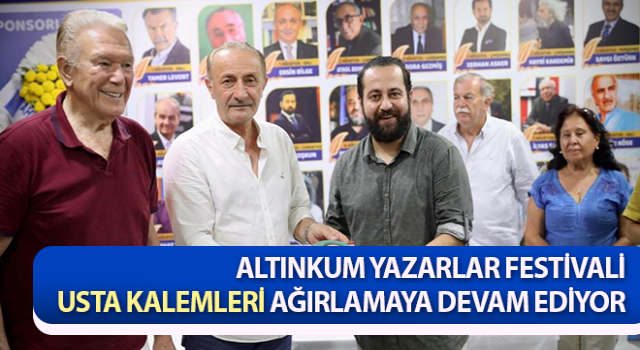 Altınkum Yazarlar Festivali usta kalemleri ağırlıyor