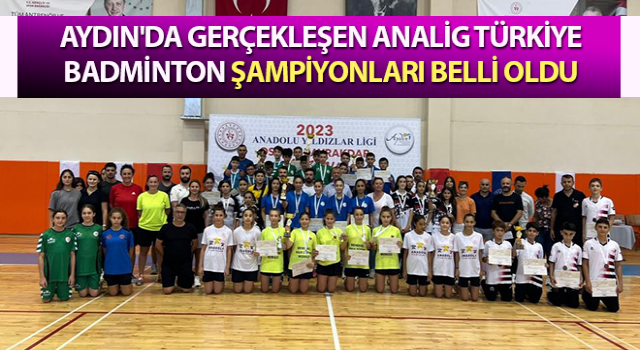 ANALİG Türkiye Badminton şampiyonları belli oldu