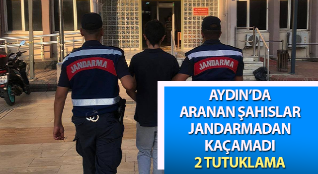 Aranan şahıslar jandarmadan kaçamadı: 2 tutuklama