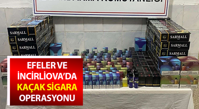 Aydın’da kaçak sigara operasyonu