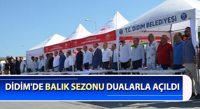 Balık sezonu dualarla açıldı