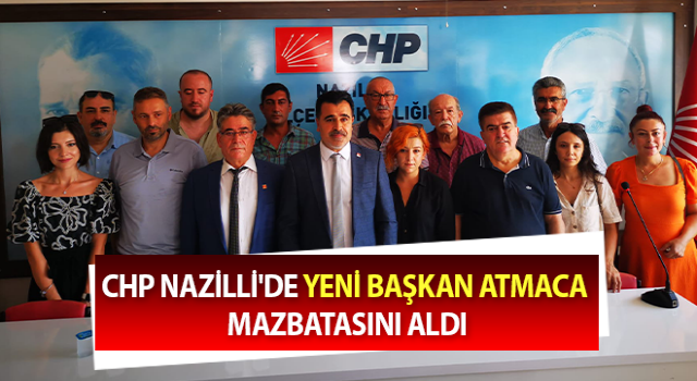 Başkan Atmaca mazbatasını aldı