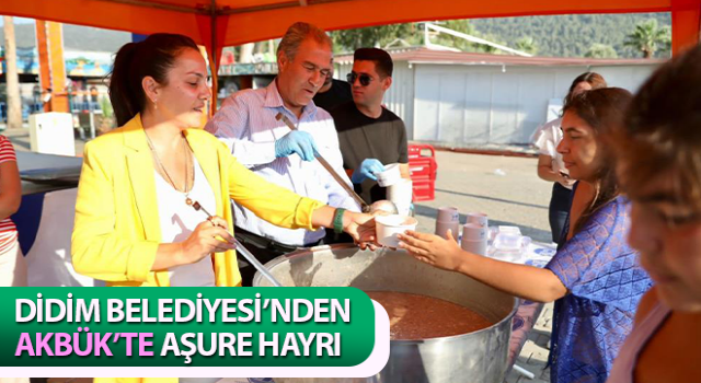 Didim Belediyesi’nden Akbük’te aşure hayrı