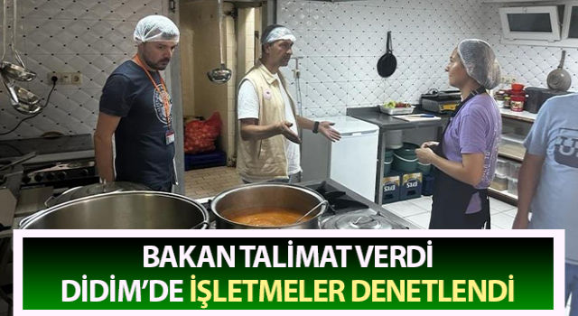 Didim’de işletmeler denetlendi