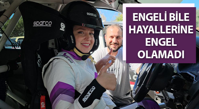 Engeli bile hayallerine engel olamadı