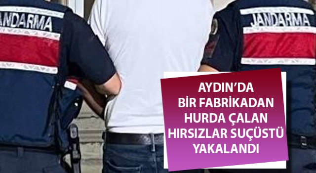 Hurda çalan hırsızlar suçüstü yakalandı