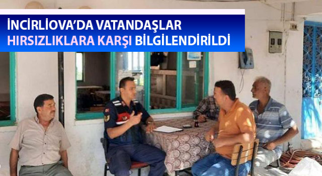 Jandarma hırsızlıklara karşı bilgilendirdi