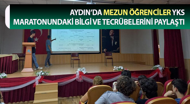 Mezun öğrenciler bilgi ve tecrübelerini aktardı