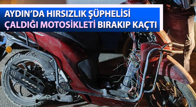 Motosikleti bırakıp kaçtı, her yerde aranıyor