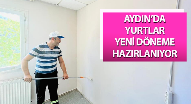 Öğrenciler yurtları yeni döneme hazırlanıyor