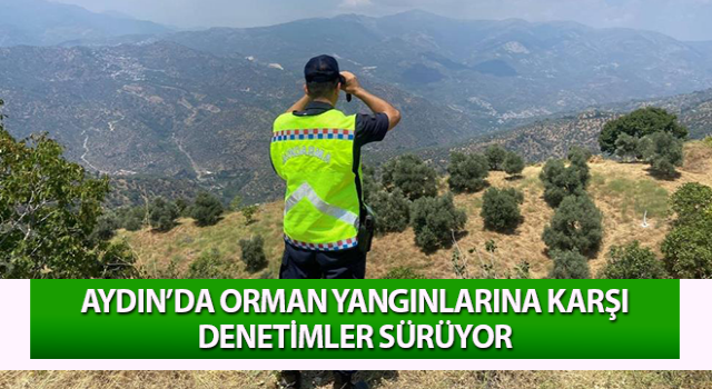 Orman yangınlarına karşı jandarmadan sıkı denetim