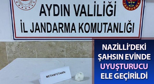 Şüpheli şahsın evinde uyuşturucu ele geçirildi