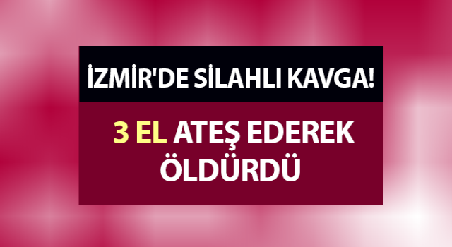 Tartıştığı kişiyi 3 el ateş ederek öldürdü