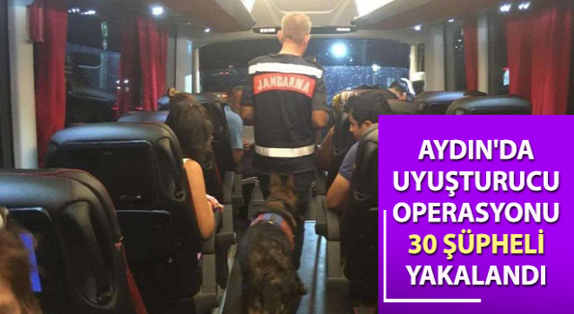 Uyuşturucu operasyonunda 30 şüpheli yakalandı