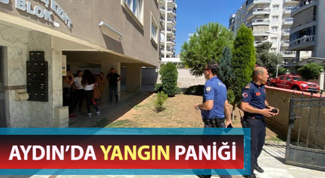 Apartmandaki yoğun duman vatandaşları sokağa döktü