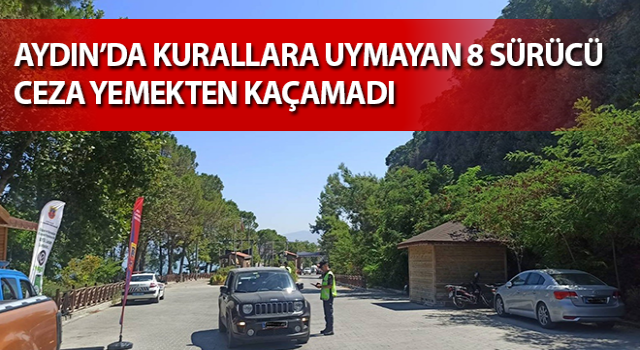 Aydın’da kurallara uymayan sürücülere denetim