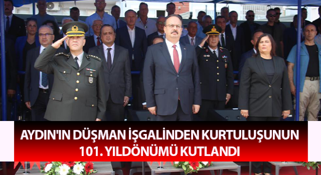 Aydın'ın düşman işgalinden kurtuluşu kutlandı