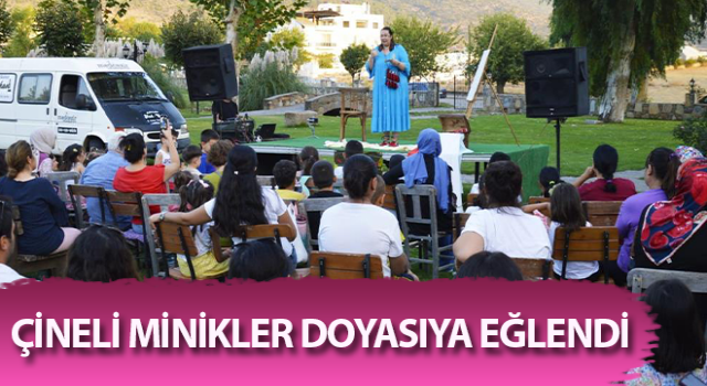 Çineli minikler doyasıya eğlendi