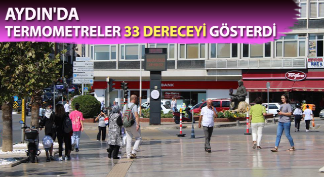 Eylül ayında termometreler 33 dereceyi gösterdi