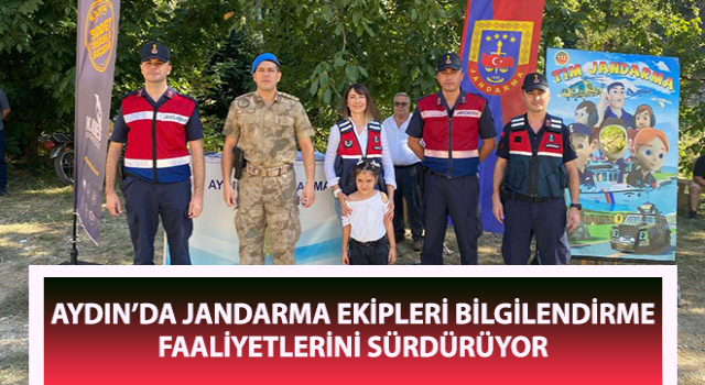 Jandarma ekipleri bilgilendirme faaliyetlerini sürdürüyor