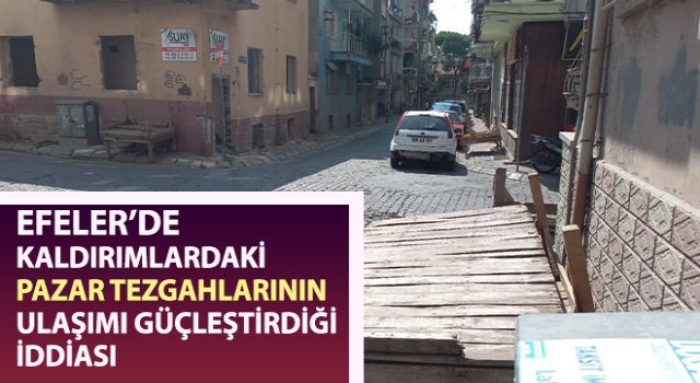 Kaldırımlardaki pazar tezgahlarının ulaşımı güçleştirdiği iddiası