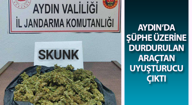 Şüphe üzerine durdurulan araçtan uyuşturucu çıktı