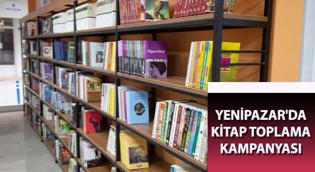 Yenipazar'da kitap toplama kampanyası