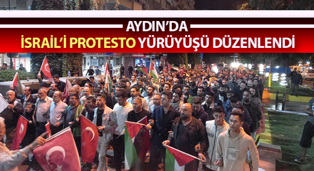 Aydın’da protesto yürüyüşü düzenlendi