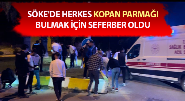 Aydın'da trafik kazası: Herkes kopan parmağı aradı