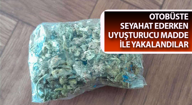 Aydın’da yolcu otobüsünde uyuşturucu ele geçirildi