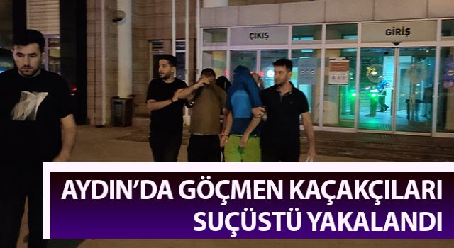 Göçmen kaçakçıları suçüstü yakalandı