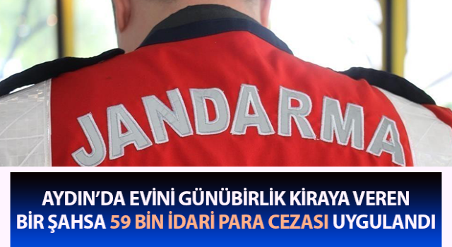 İzinsiz olarak evini günübirlik kiraya vermesi 59 bin TL'ye mal oldu