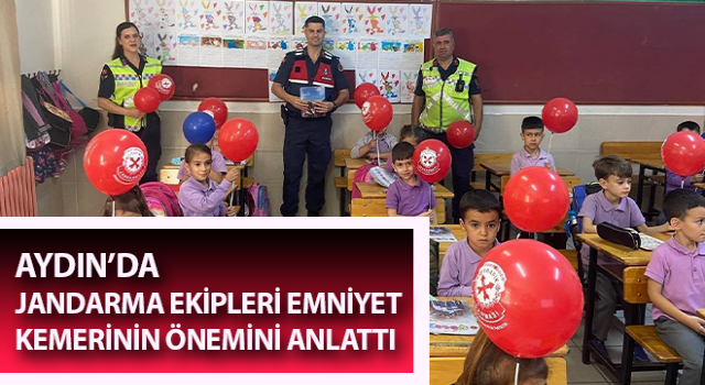 Jandarma ekipleri emniyet kemerinin önemini anlattı