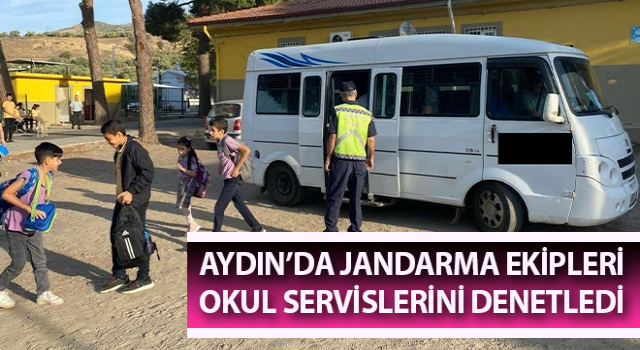 Jandarma ekipleri okul servislerini denetledi