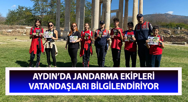 Jandarma ekipleri vatandaşları bilgilendiriyor