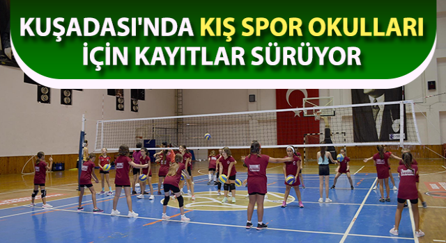 Kış spor okulları için kayıtlar sürüyor