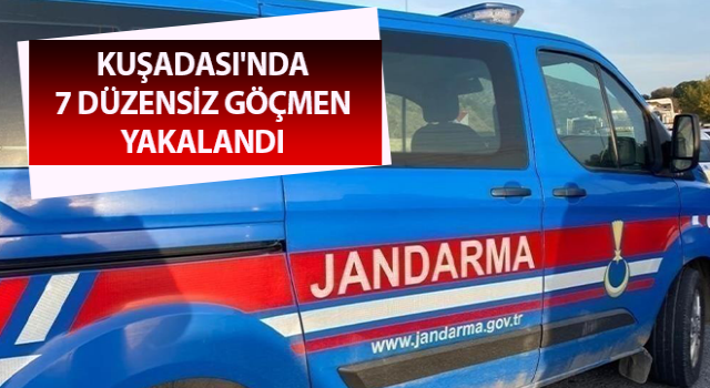 Kuşadası'nda 7 düzensiz göçmen yakalandı